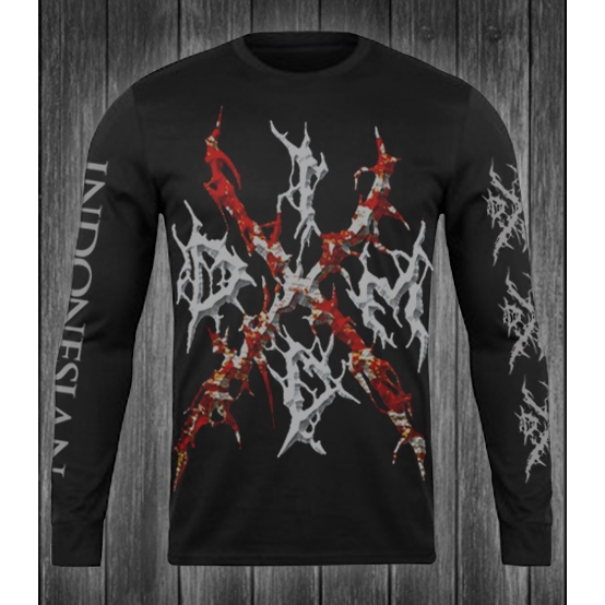 Kaos Lengan Panjang Hitam IDDM