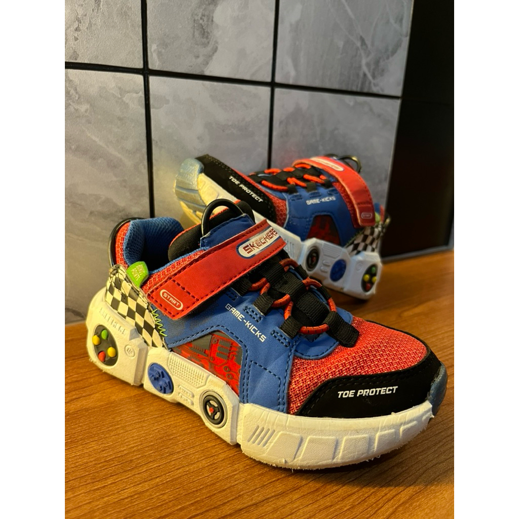 Skechers Game Kicks Kids EU 28,5/ Preloved Sepatu Anak