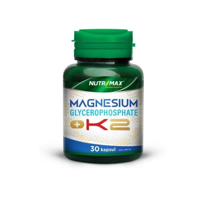 Nutrimax Vitamin Magnesium Glycerophosphate + K2 Suplementasi Magnesium Dan Vitamin K2