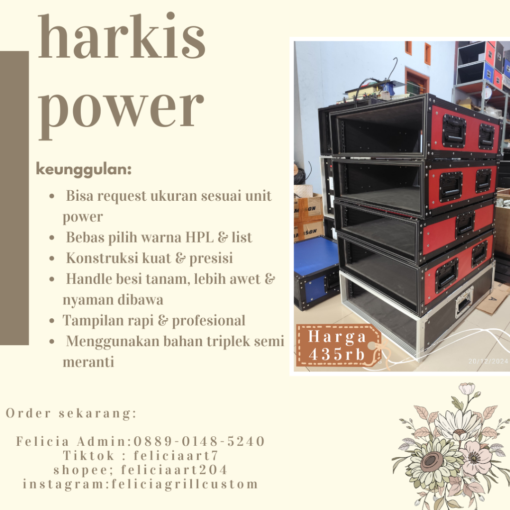 HARKIS POWER TAMPILAN RAPI DAN PROFESIONAL