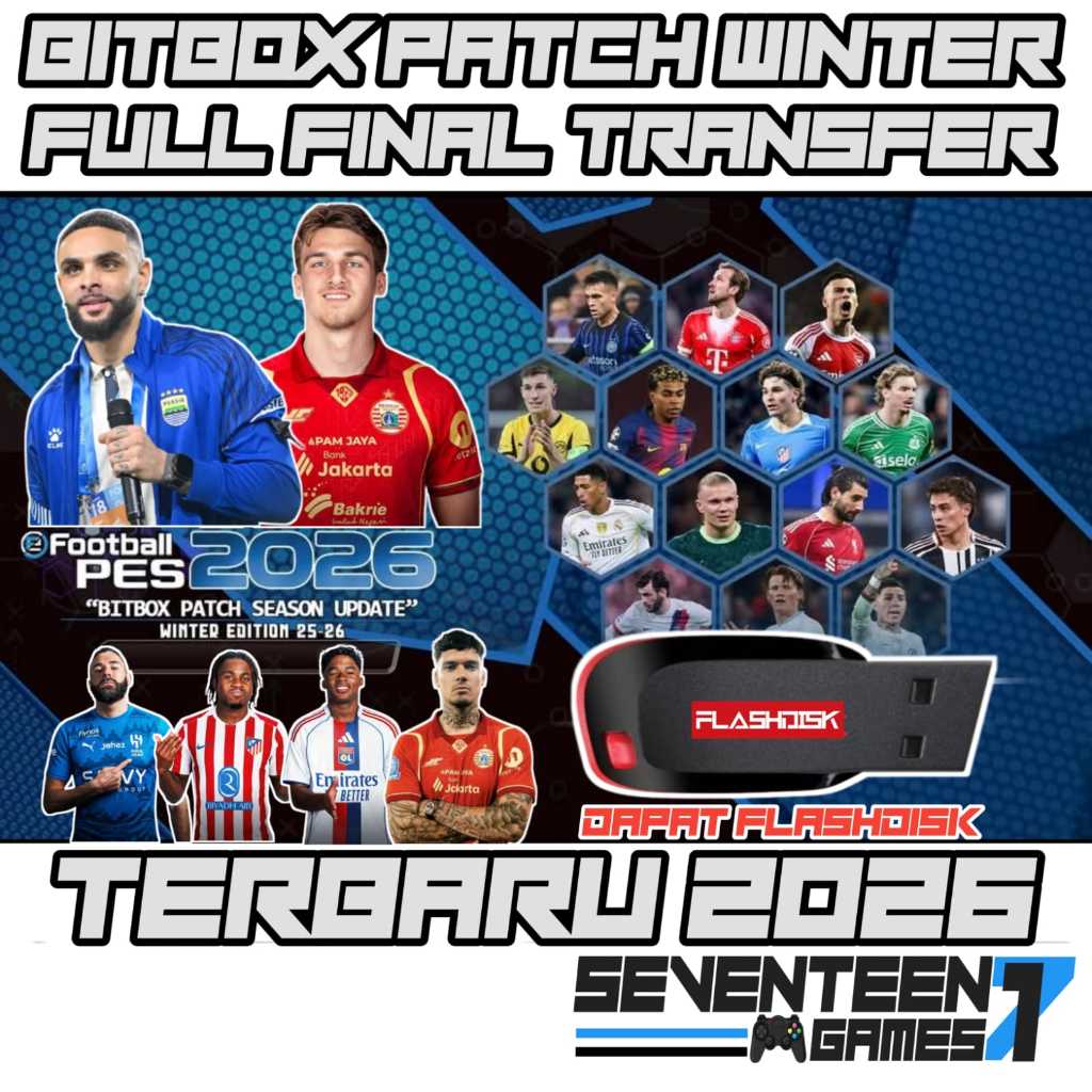 PES 2026 Game Bola Untuk PS3 Update Terbaru Game Ps3 Cfw Hfw Hen Gembox