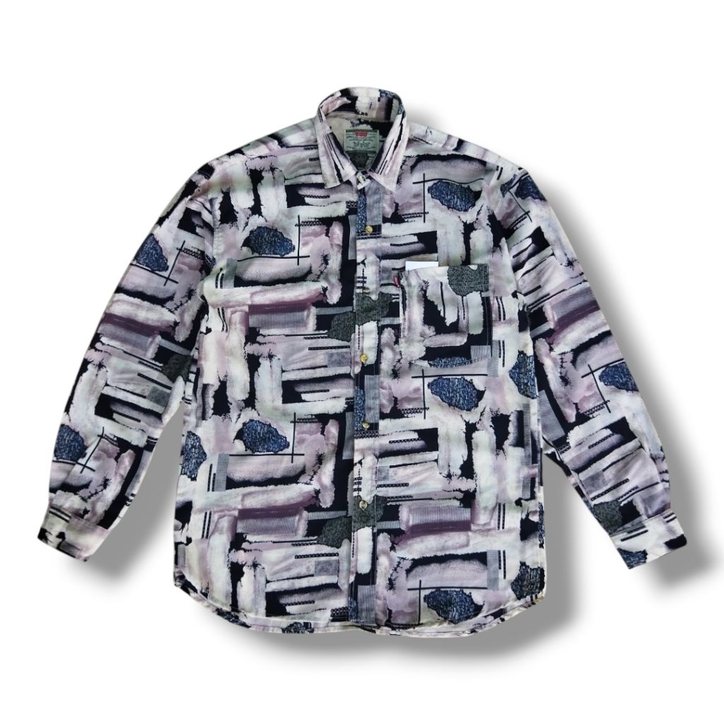 vintage Pattern Shirt / kemeja second / kemeja levis / kemeja vintage / P170