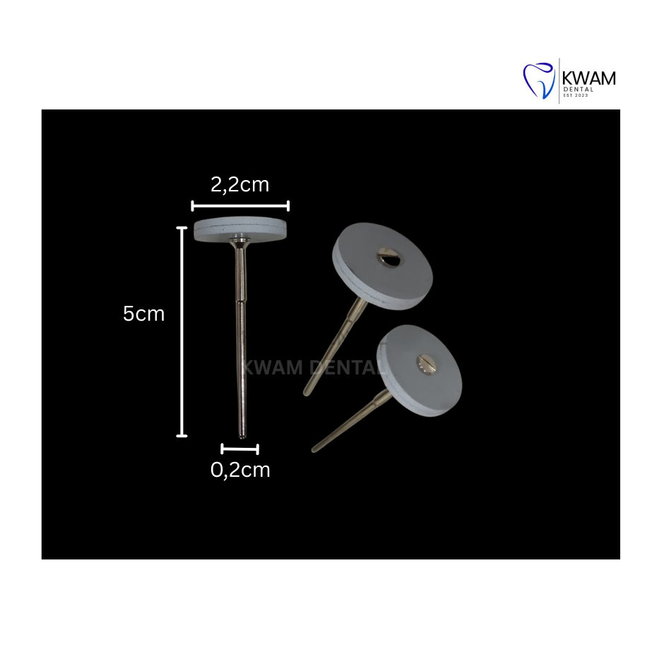 Bur Polishing Rubber Wheels Lowspeed/Bur Poles Rubber Wheels 1 pcs