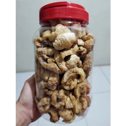 cu jiu ca berlemak spesial/kerupuk kulit babi