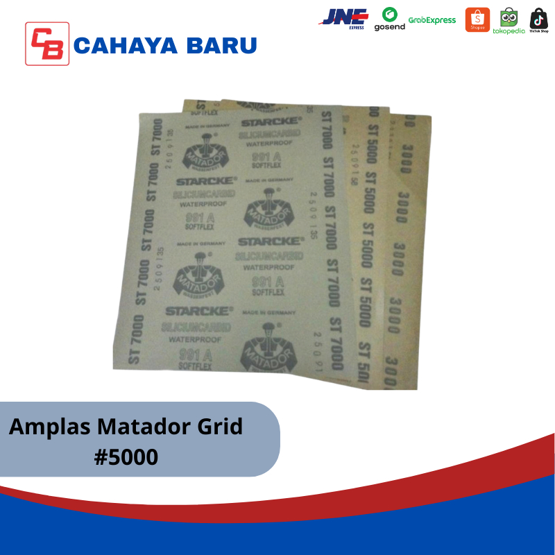 Amplas Kertas MATADOR Grade #5000 Made In Germany