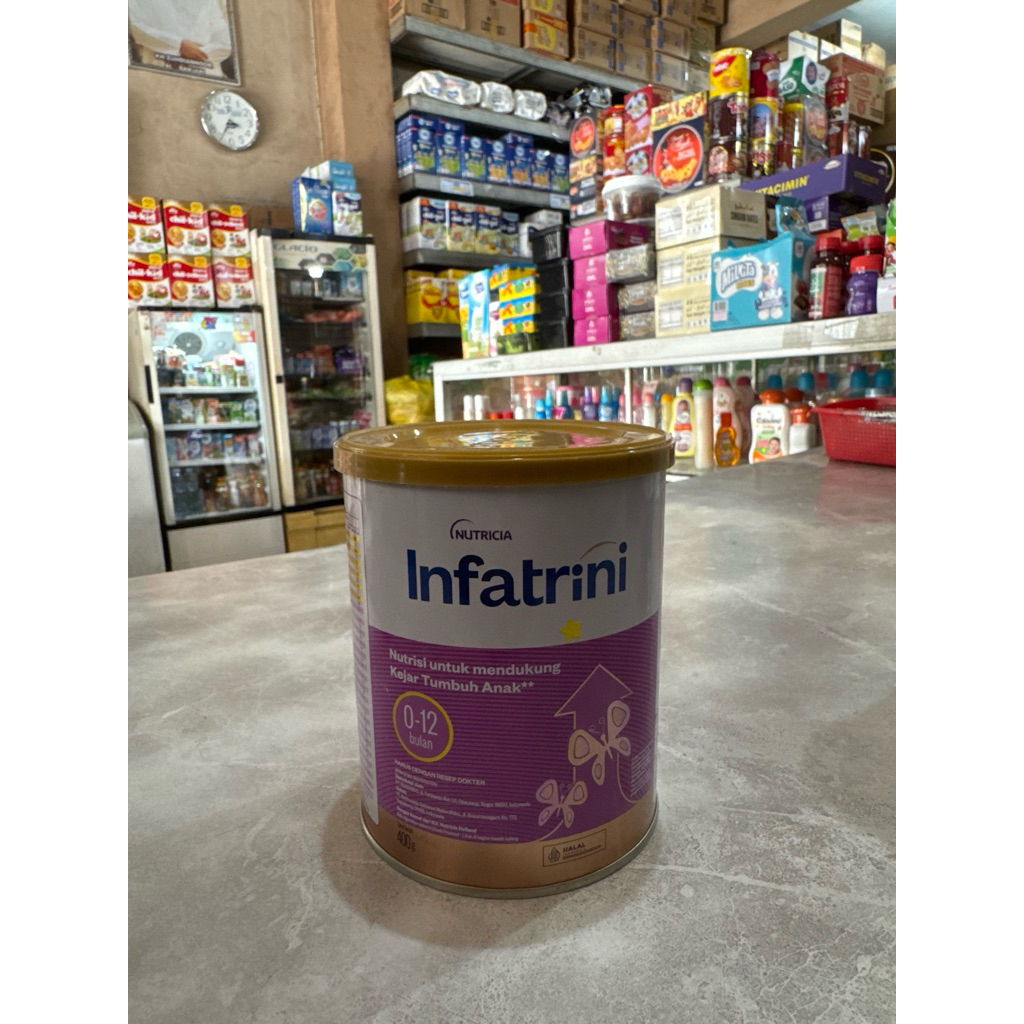 Infatrini Susu Bayi Tinggi Kalori 400g - Dukungan Nutrisi Khusus untuk Bayi 0-12 Bulan