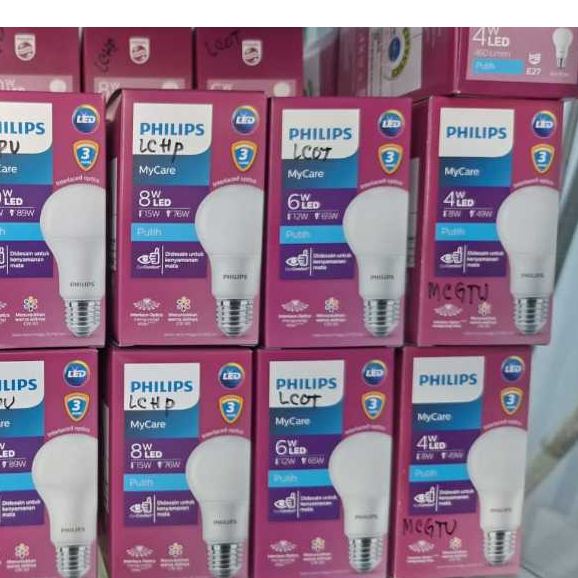 Lampu LED Phillips MyCare Terang 4W/6W/8W/10W/12W
