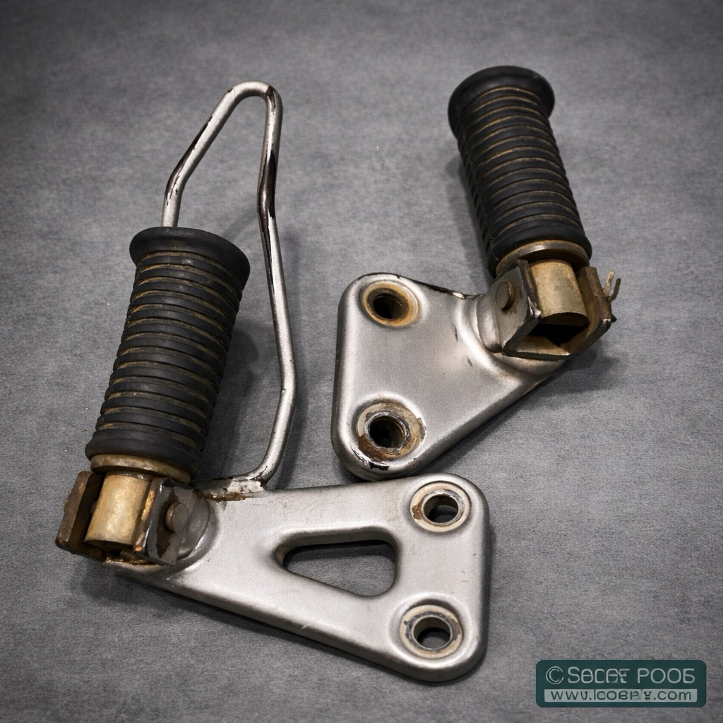 Footstep belakang original klx 150 - step belakang original klx150 s copotan motor