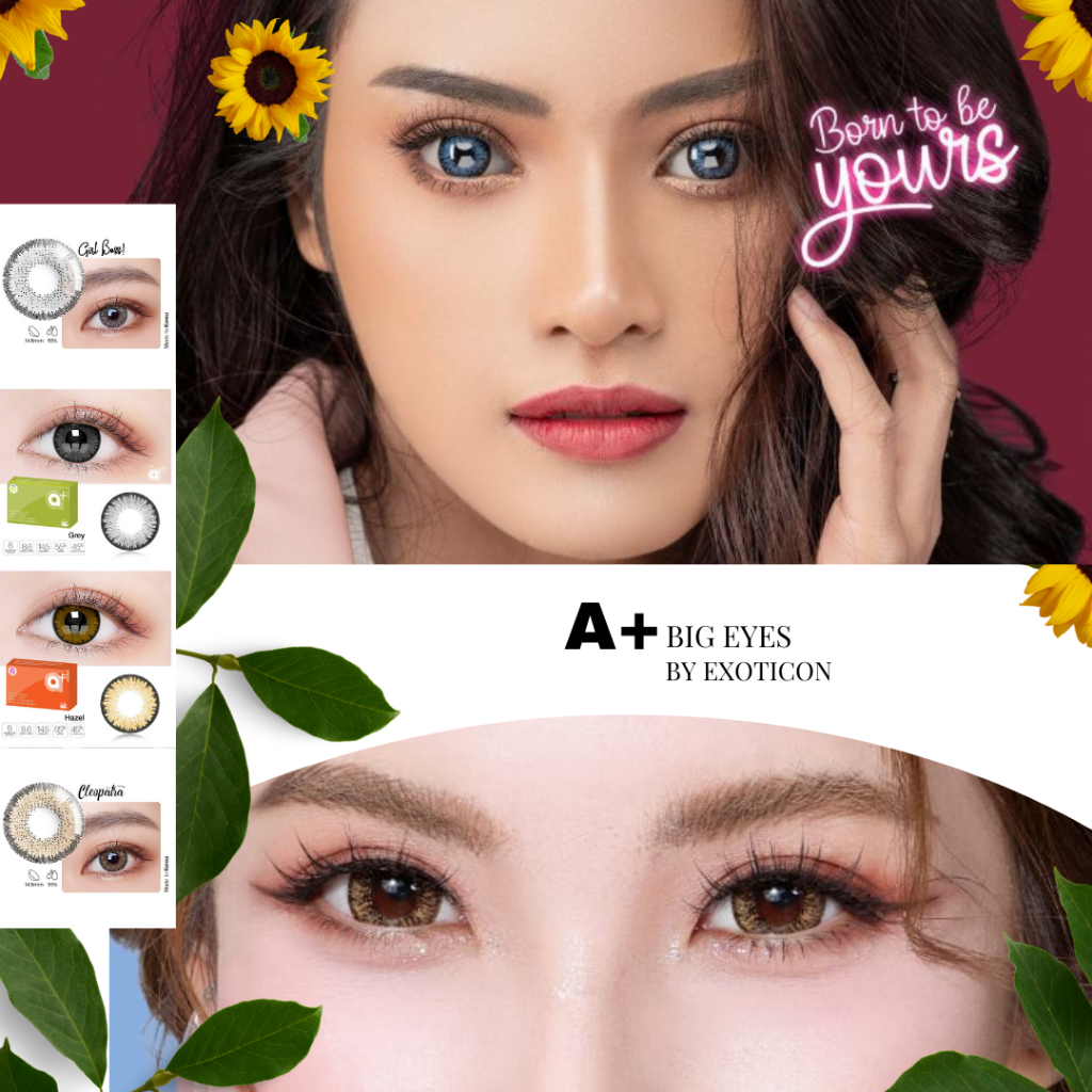 Softlens Exoticon Softlens A+ New Series Grey | Hazel | Softlens Natural by Exoticon