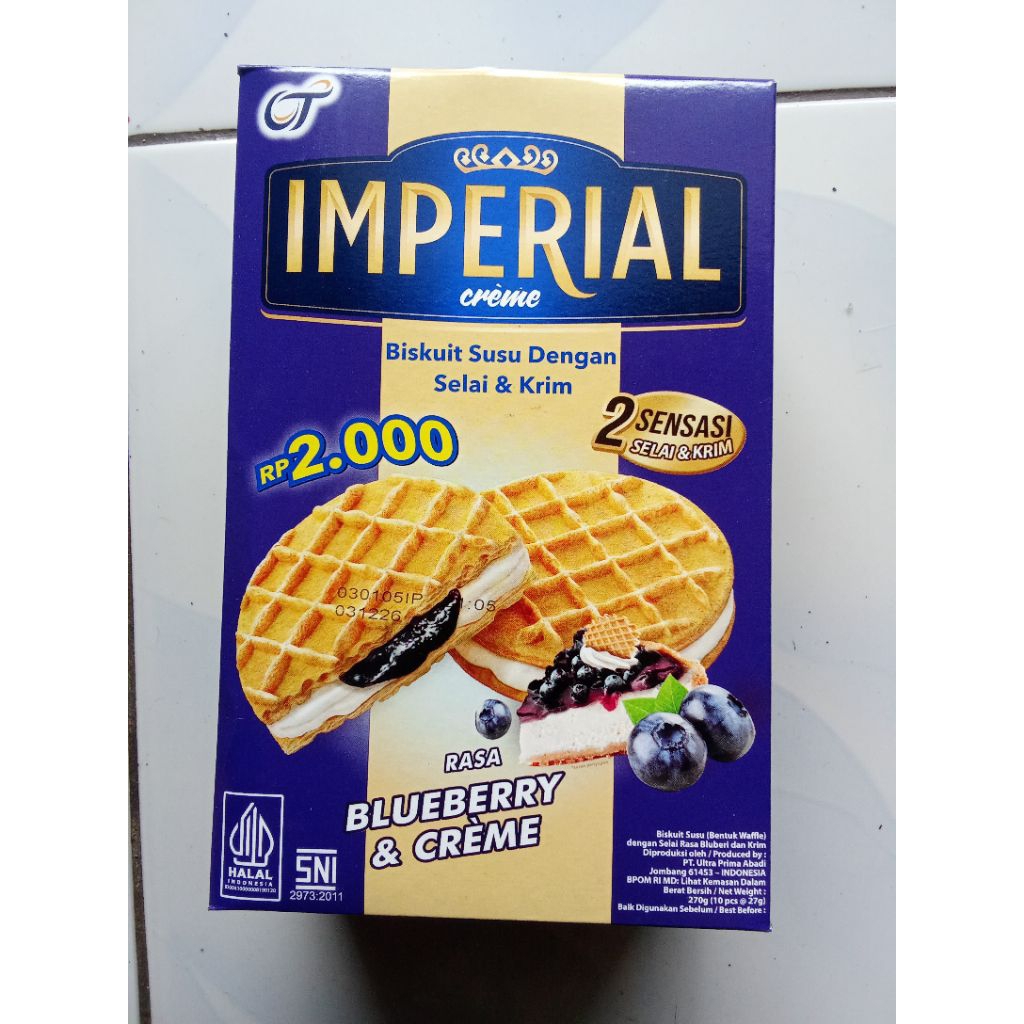 IMPERIAL WAFER BISKUIT BLUBERRY