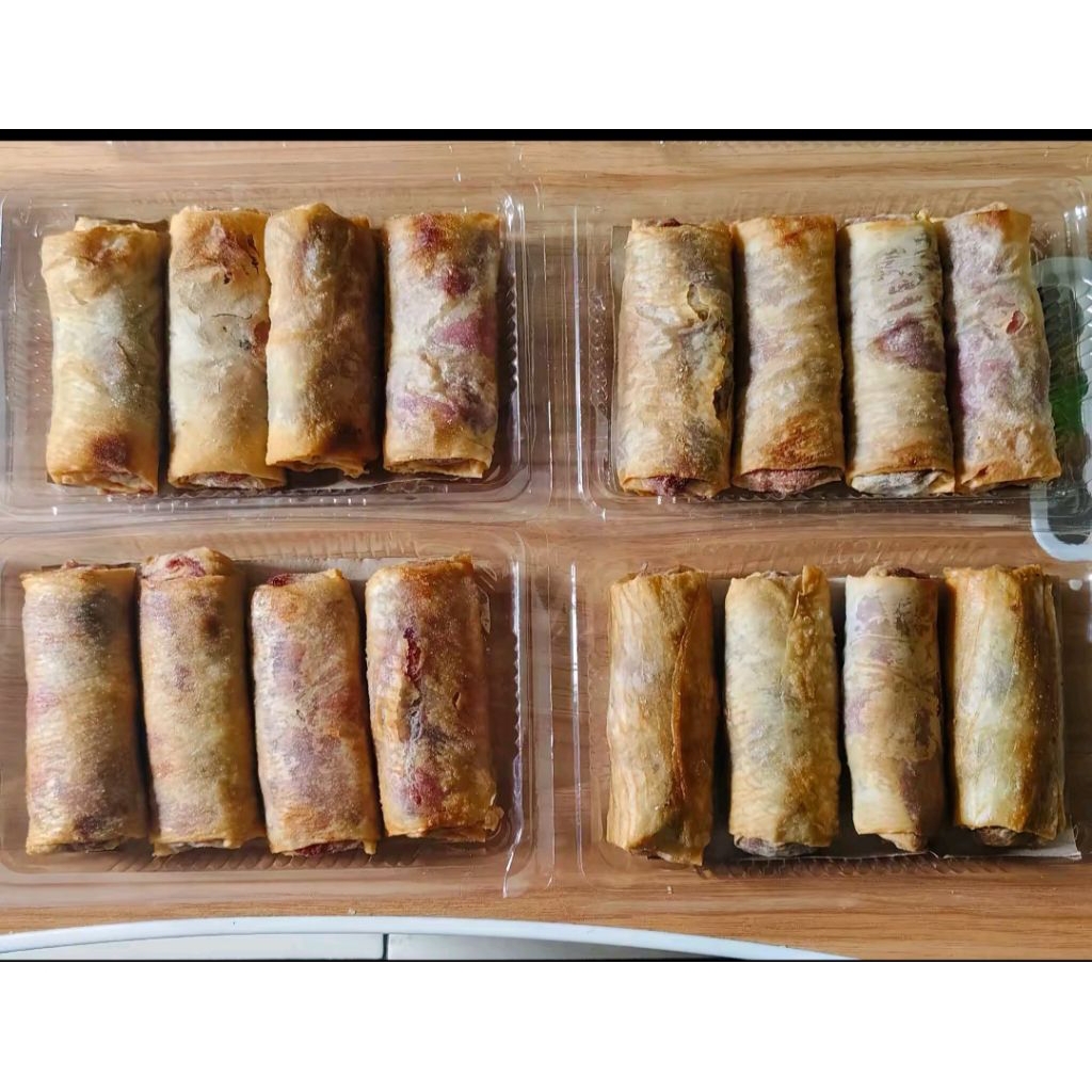 lumpia ubi ungu lumer