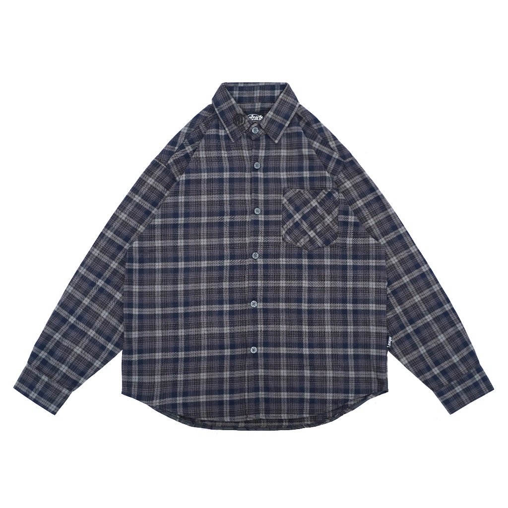 Miracle Mates - Ghose Shirt Longsleeve I Kemeja Flanel Pria/Wanita Oversized