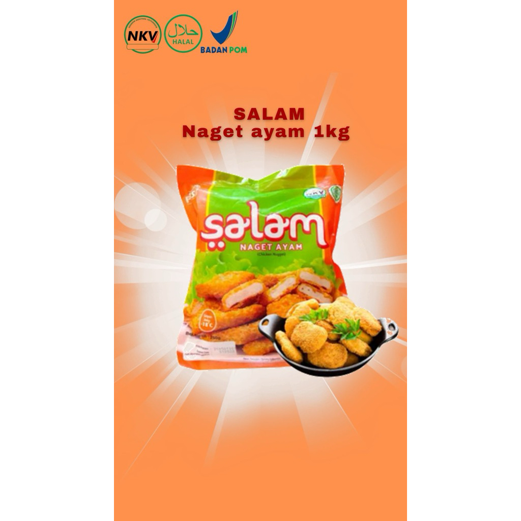naget salam 1kg naget kemasan hemat naget ayam