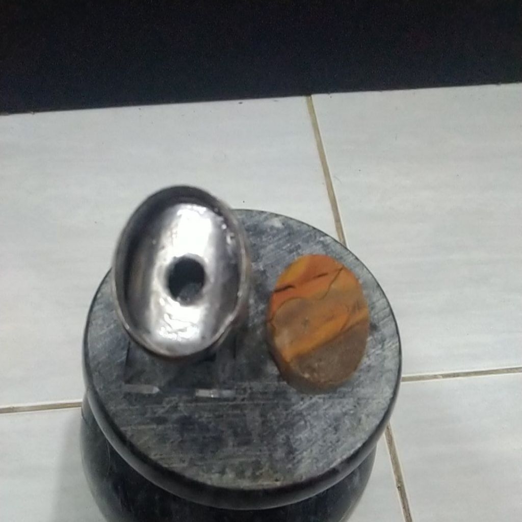 bahan batu akik Garut + ring