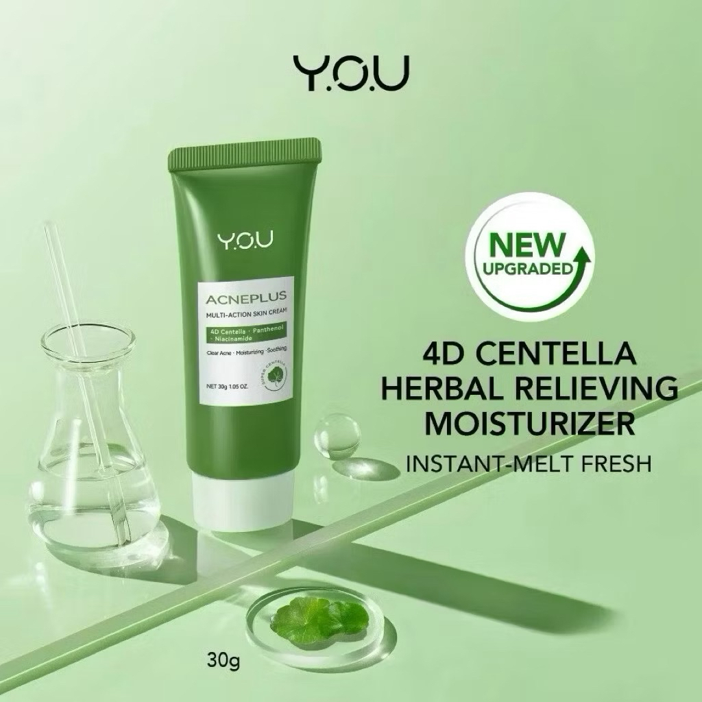 AUDYBEAUTEE - YOU AcnePlus Multi-Action Skin Cream Moiturizer anti jerawat kulit berminyak Y.O.U you