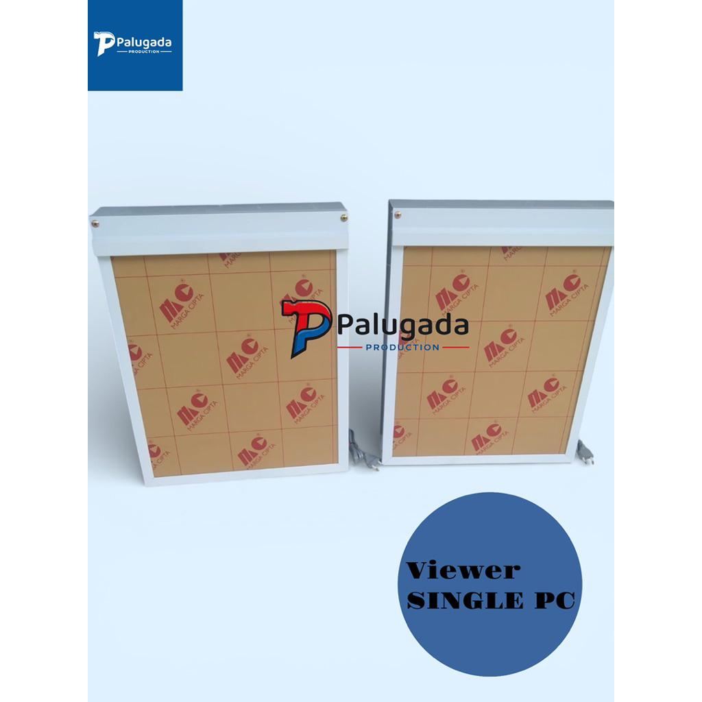 Xray Viewer single, Lampu Rontgen single pc