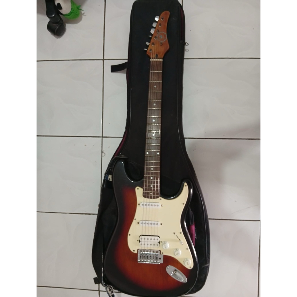 Guitar Electric Samick Stratocaster Korea 1994