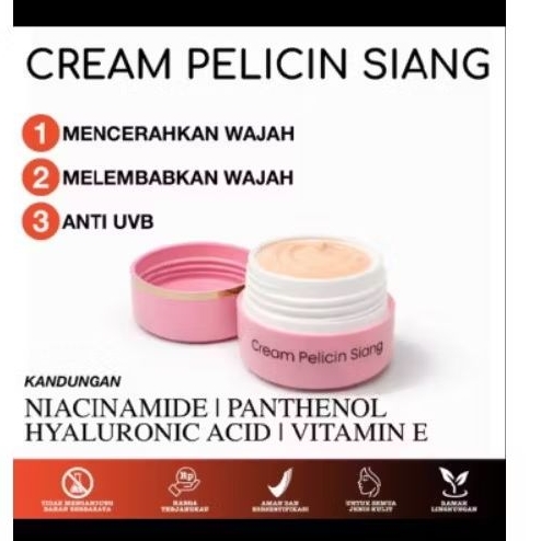 CREAM PELICIN SIANG 10gr (SALEP PELICIN SIANG)