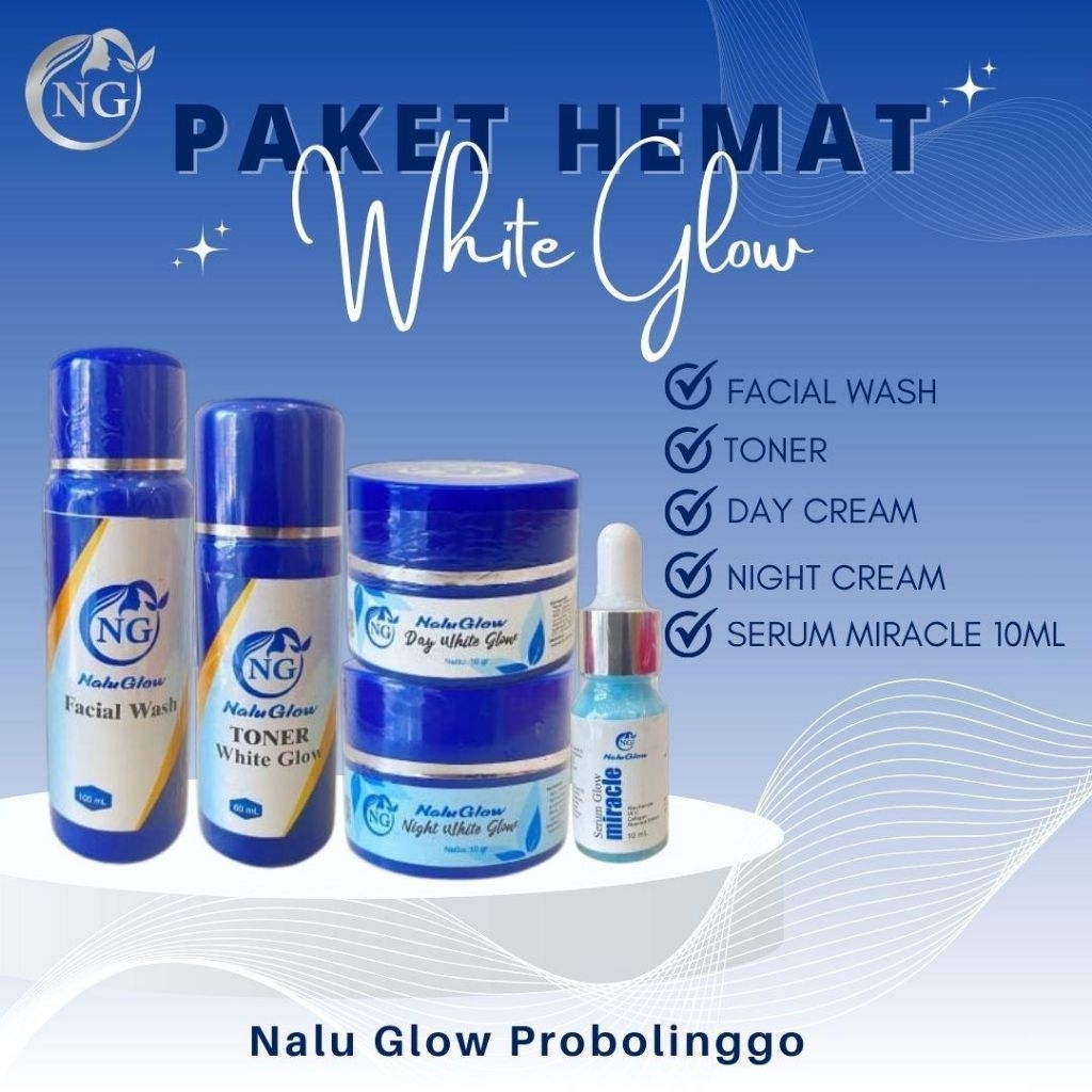 NaluGlow skincare varian white glow hemat