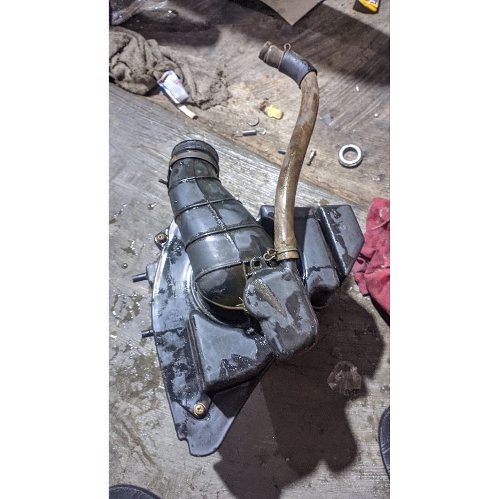 Box Filter Udara Megapro Primus Original Copotan Set Pangkon Aki Boks Kotak Saringan MP Bok Boxc