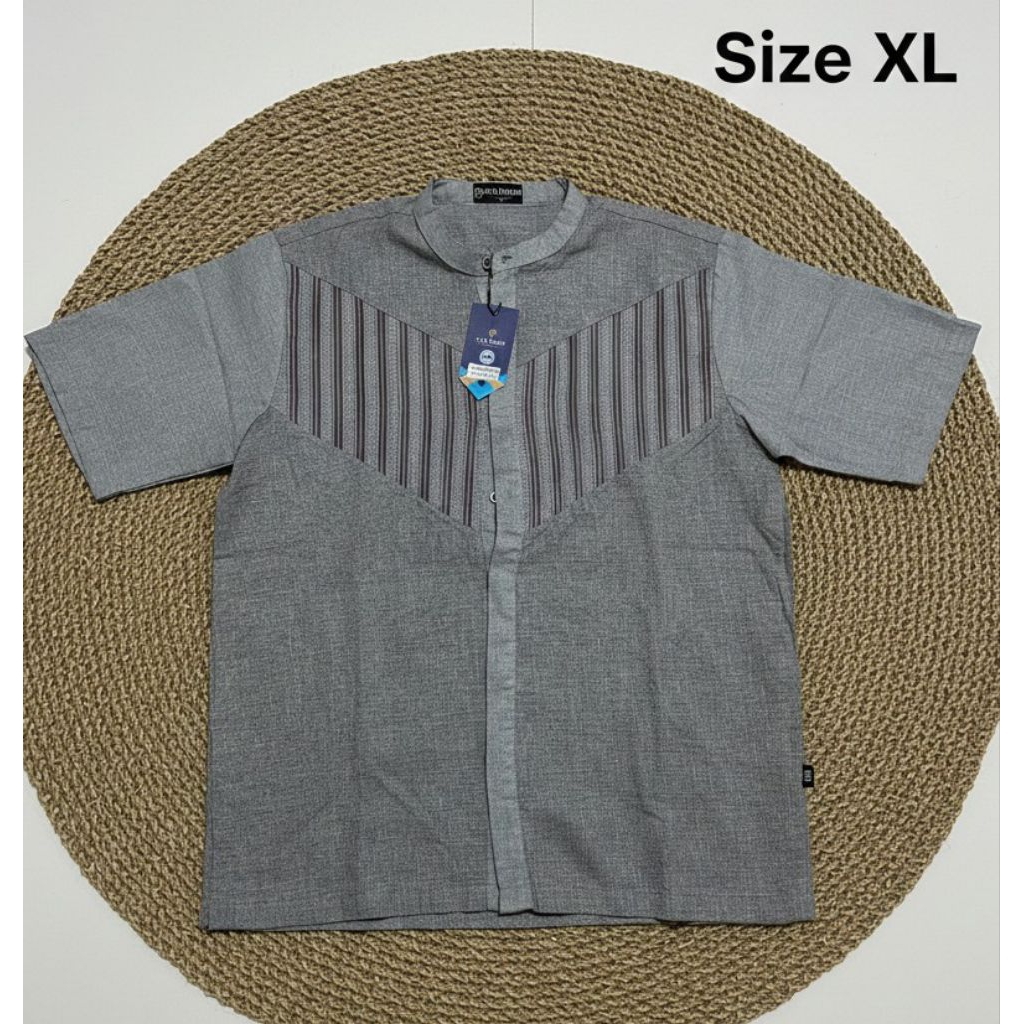 Koko Pria Branded Lengan Pendek Muslimadani Original, Baju Koko Branded Brand Matahari/ Koko Dewasa 