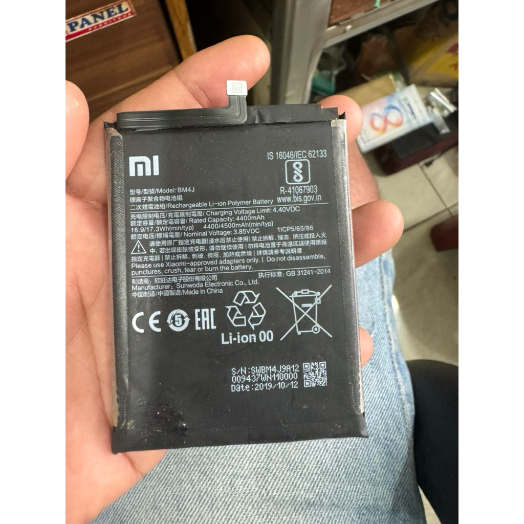 BATERAI XIAOMI REDMI NOTE 8 PRO BM4J ORIGINAL COPOTAN