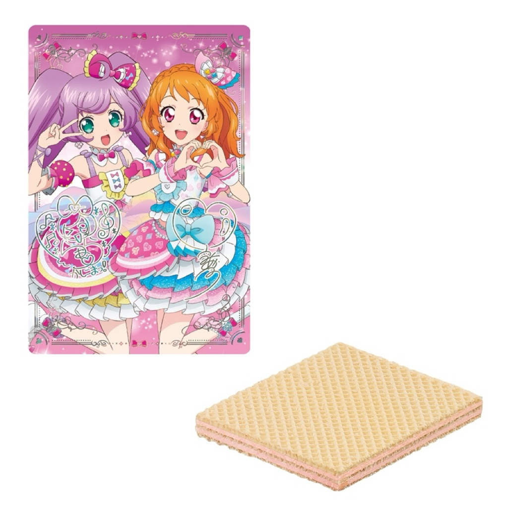 Official Aikatsu x Pripara The Movie Wafer Candy Toy