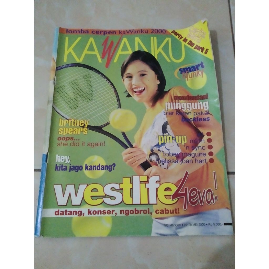 Majalah KAWANKU tahun 2000 cover Nyctagina