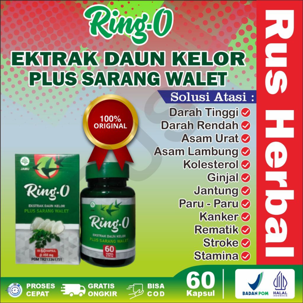 Ring-O Untuk kesehatan Jantung Ginjal Paru-Paru,-Dan Stamina