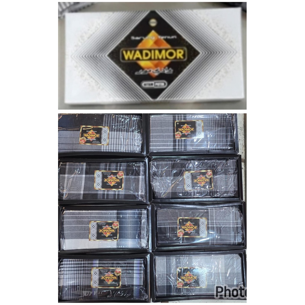 Sarung wadimor kotak putih sarung pria wadimor sarung istimewa