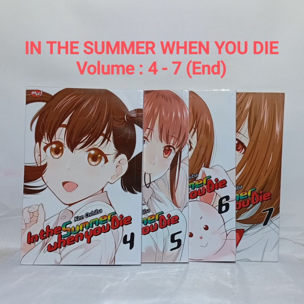 [Preloved] Komik Set : IN THE SUMMER WHEN YOU DIE, Volume : 4-7 (End)