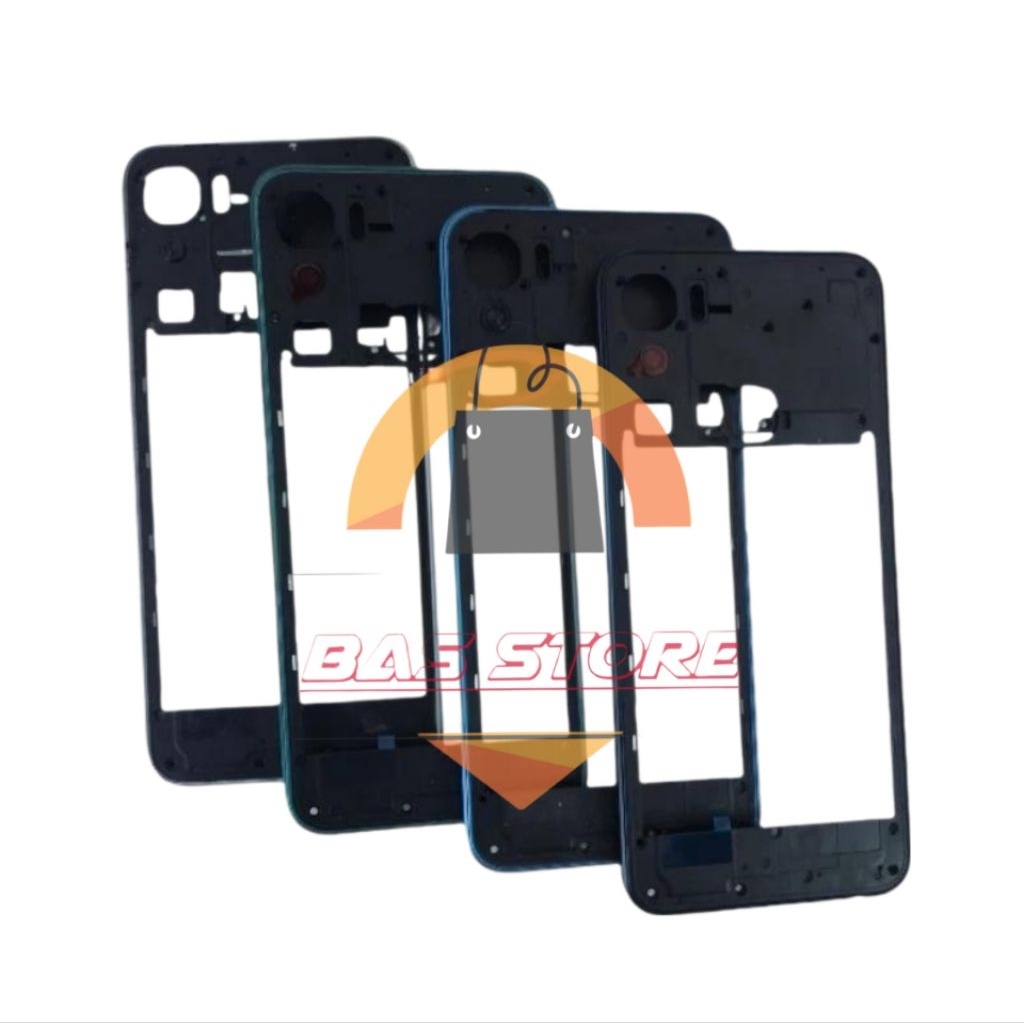 Middle Frame Tulang Tengah Bezel for Infinix Hot 12 Pro X668 / X668c Bazel Bezzel Rangka Casing