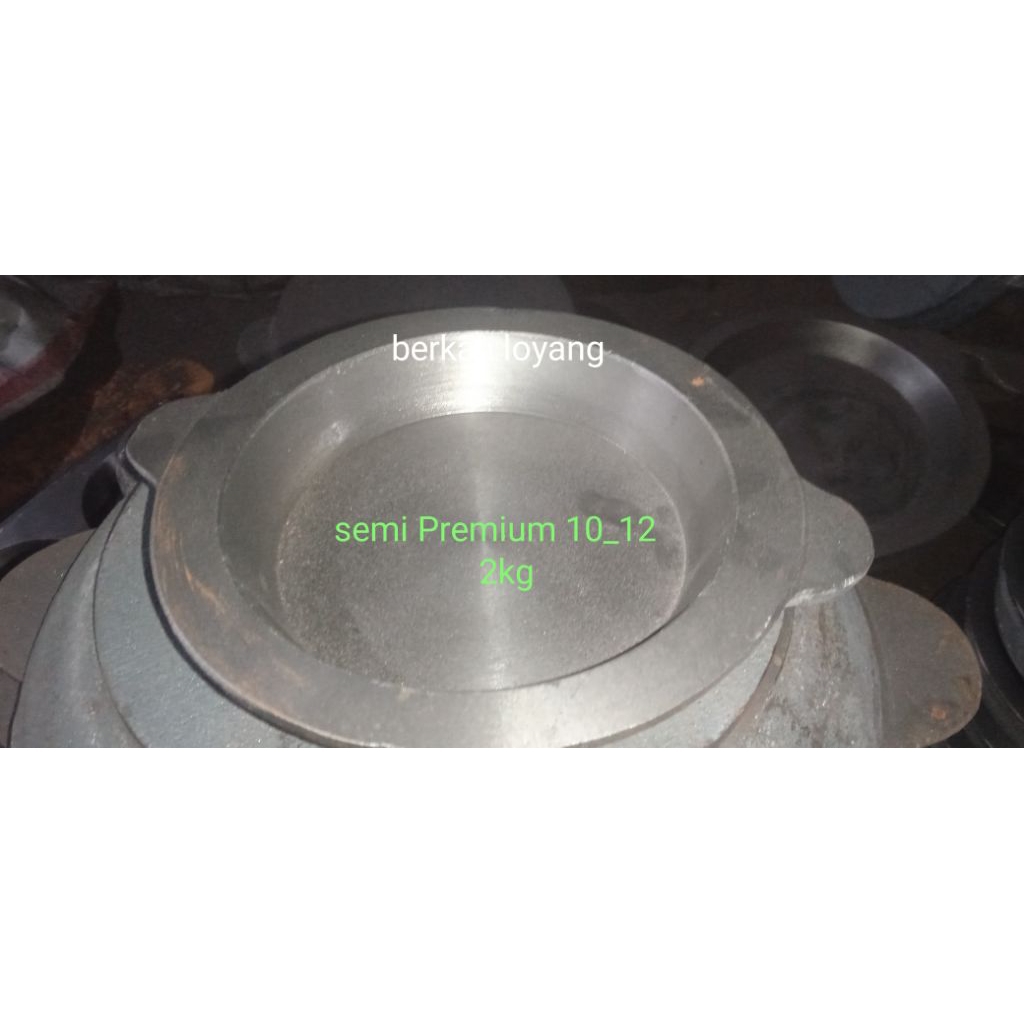 loyang wajan martabak manis,terang bulan mini semi premium 10-12+ tutup berat 2 kg