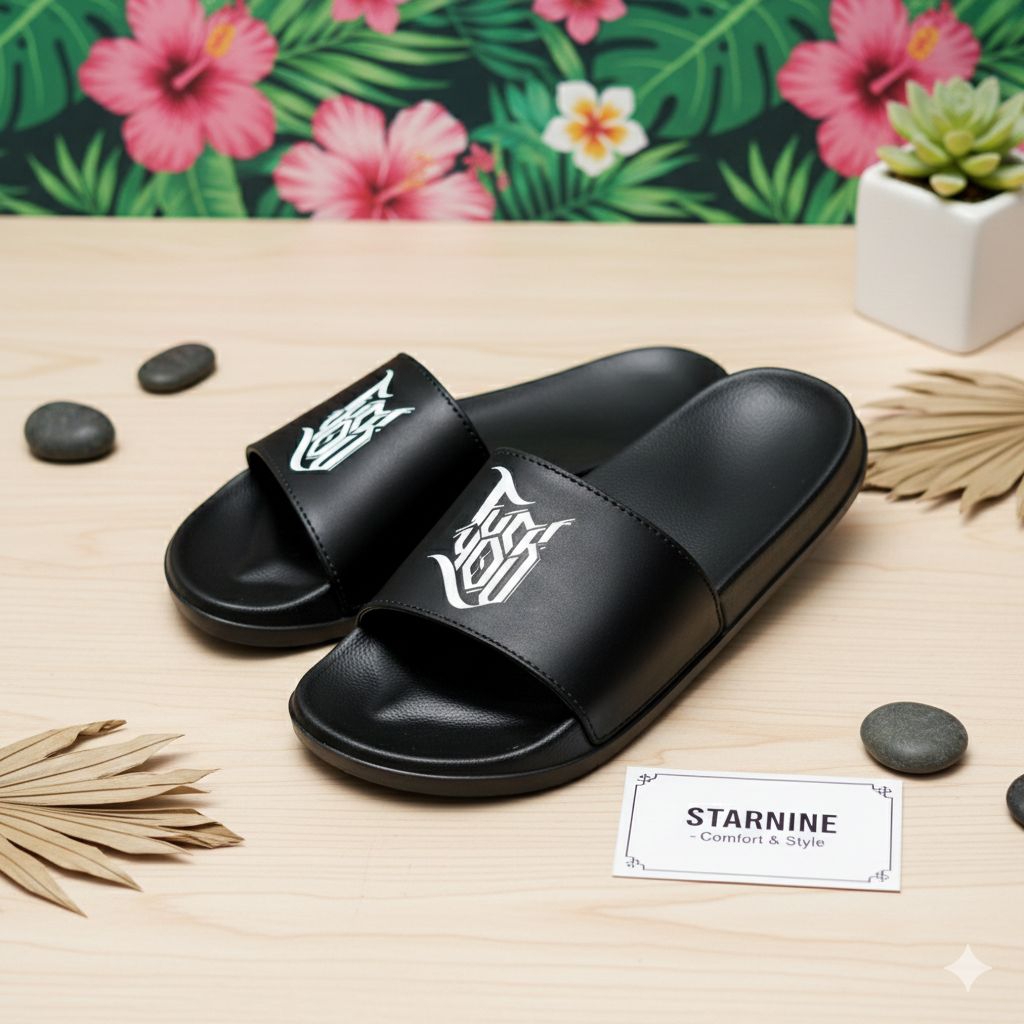 sandal slop/sandal pria/sandal slide/sandal distro ringan dan empuk