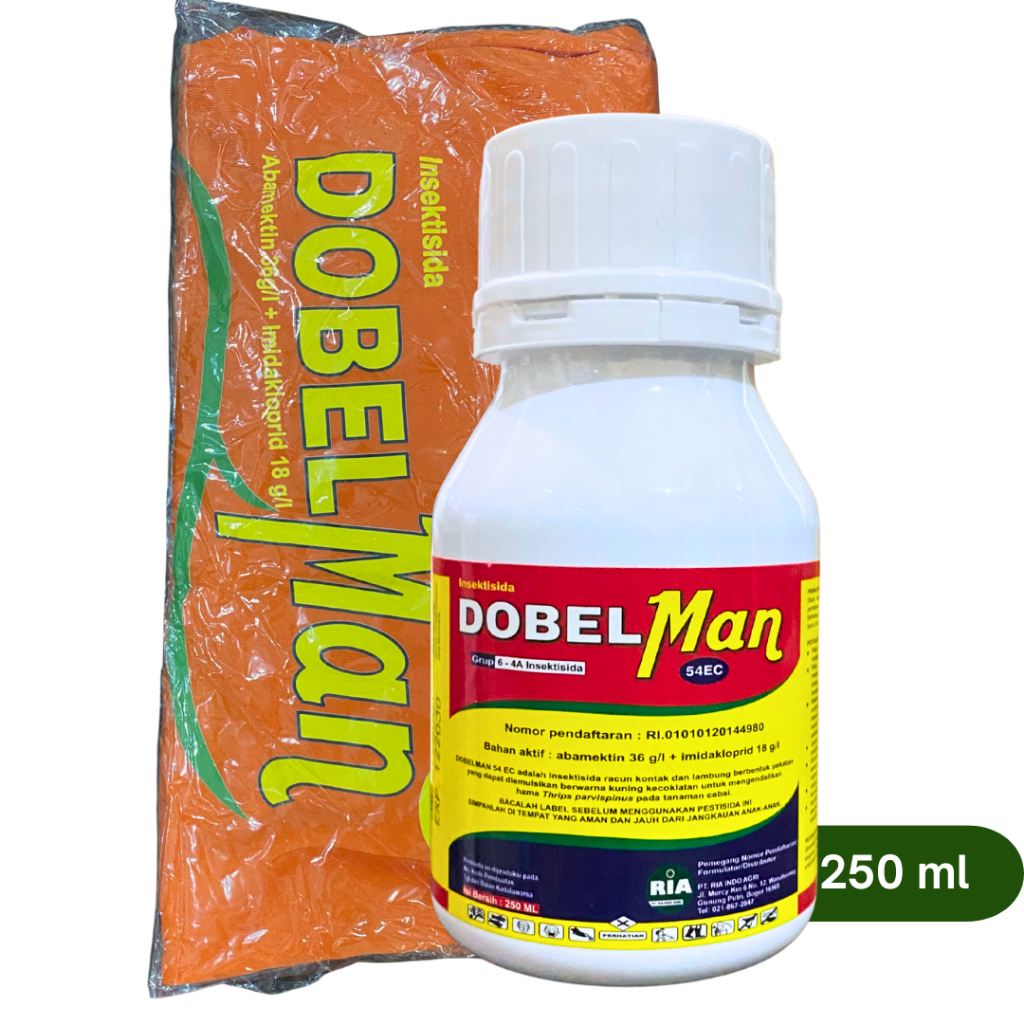 Insektisida DOBELMAN 54EC Abamektin + Imidakloprid 250ml Pengendali Hama Kutu Trips