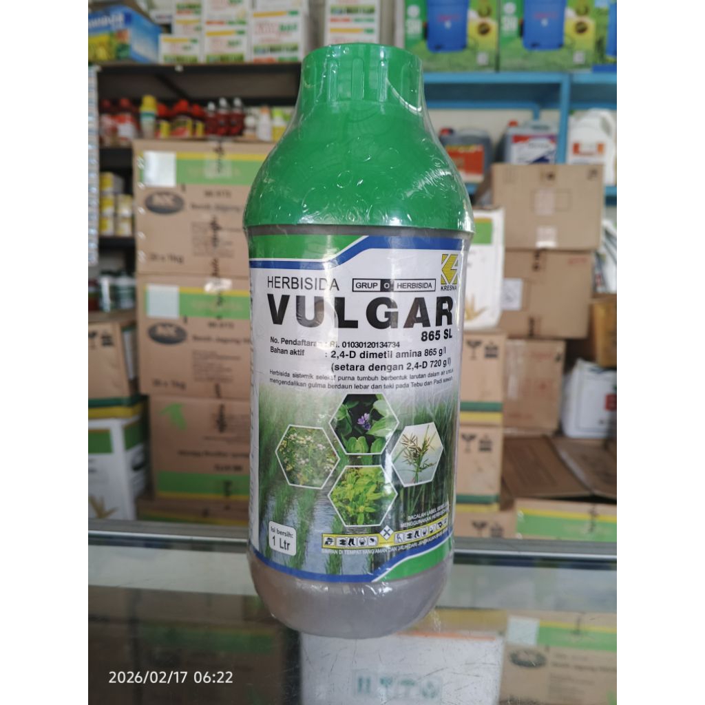 Herbisida VULGAR 865SL 1liter sama seperti solusi dma
