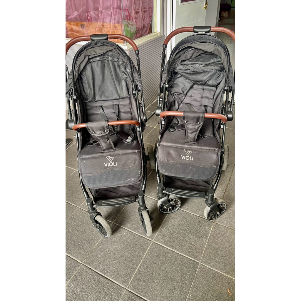 preloved stroller violi transform Hadap depan belakang bisa