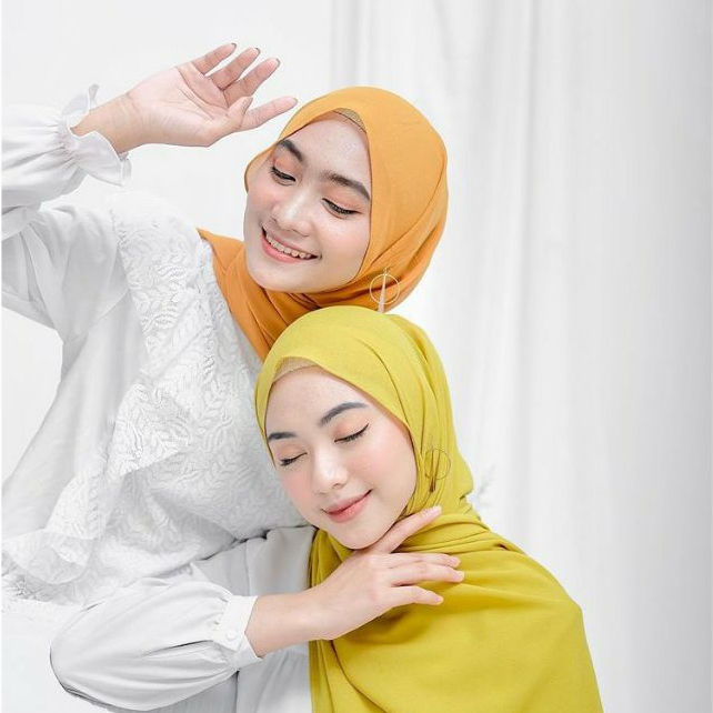 Pashmina Ceruty Baby doll/Pashmina Instan