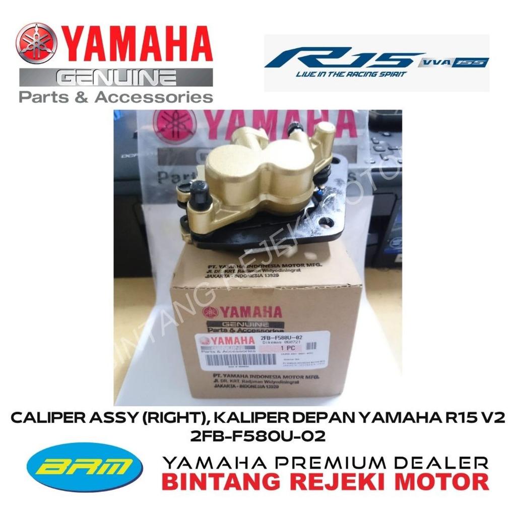 CALIPER ASSY (RIGHT), KALIPER DEPAN YAMAHA R15 V2 2FB-F580U-02