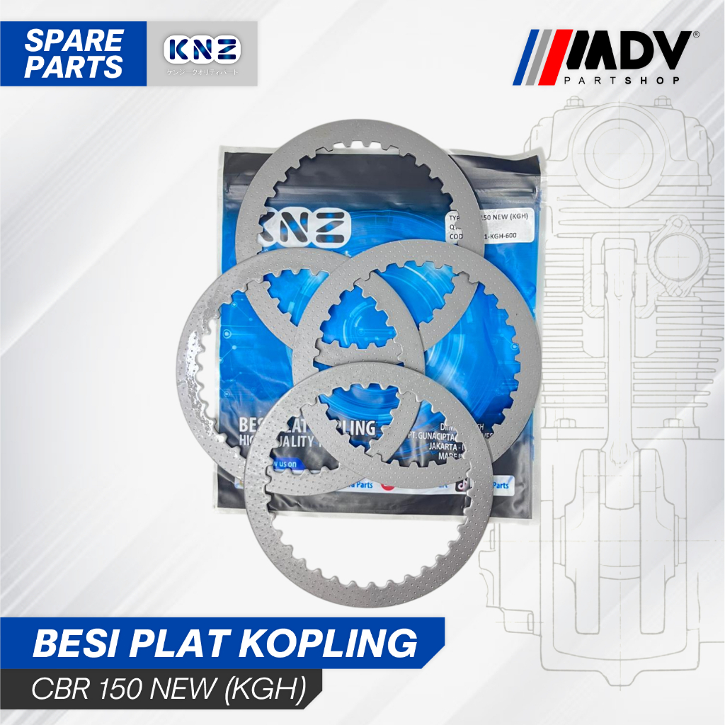 BESI PLAT KOPLING CBR 150 NEW (KNZ)