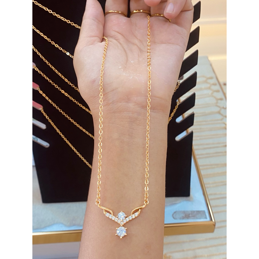 kalung rosegold