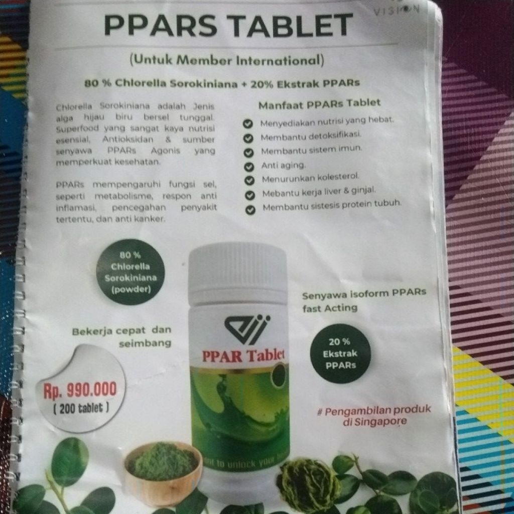 PPARS  200 TABLET  untuk KANKER