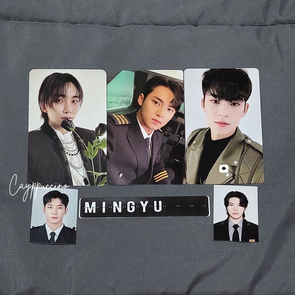 [READY STOCK] SEVENTEEN Mingyu Membership Kit Pilot Gyupil Official PC Photocard