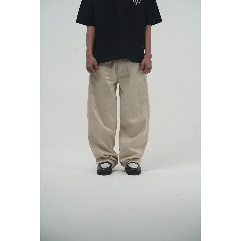 All Around Faded - Barrel Pants Cream