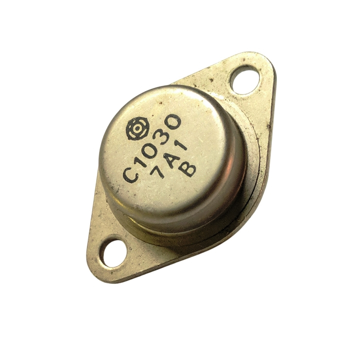Transistor power amplifier NPN silicon 2SC1030 C1030 50W 6A 80V TO-3