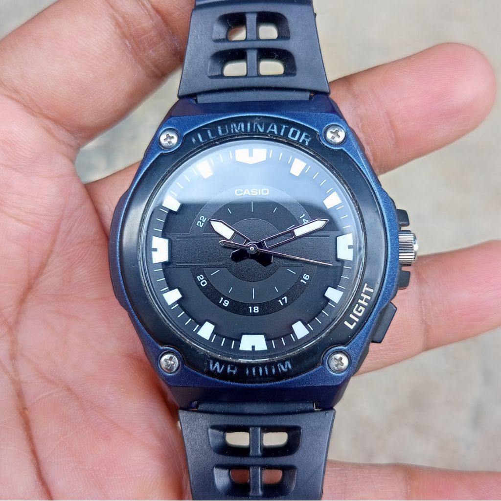 Jam Tangan Casio MWC-100H Original Pria Preloved Second Bekas