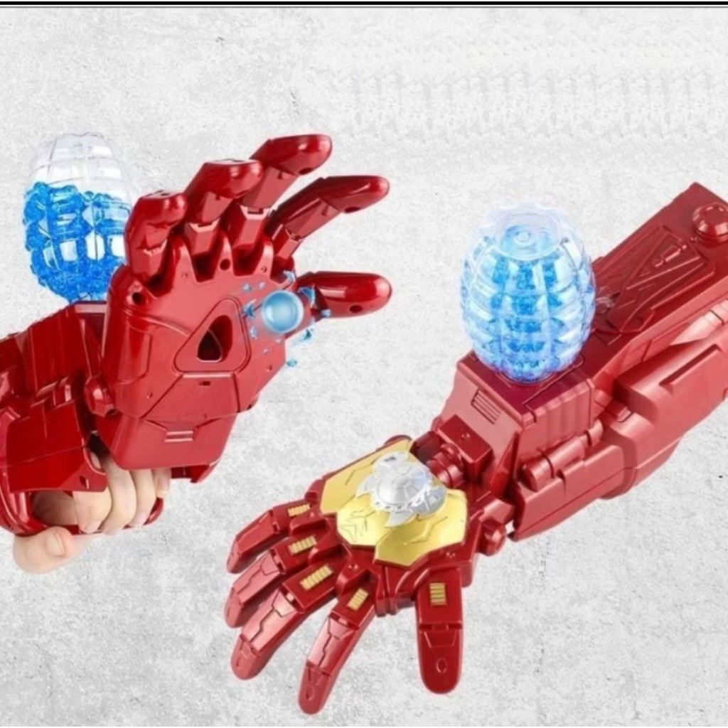 Afryna Mainan Tangan Ironman Gauntlet iron man water gell