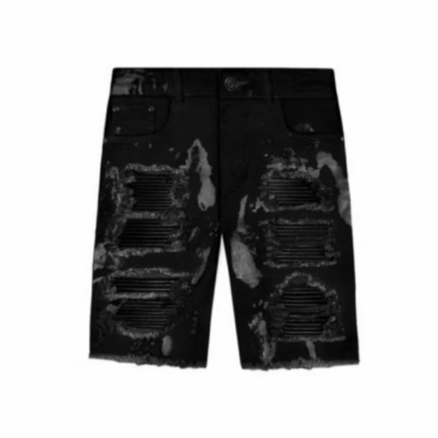 RUCAS Short Black Caviar Leather Size 32