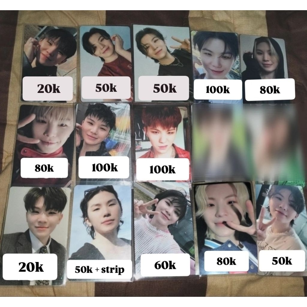 photocard all about Woozi heaven seventeen