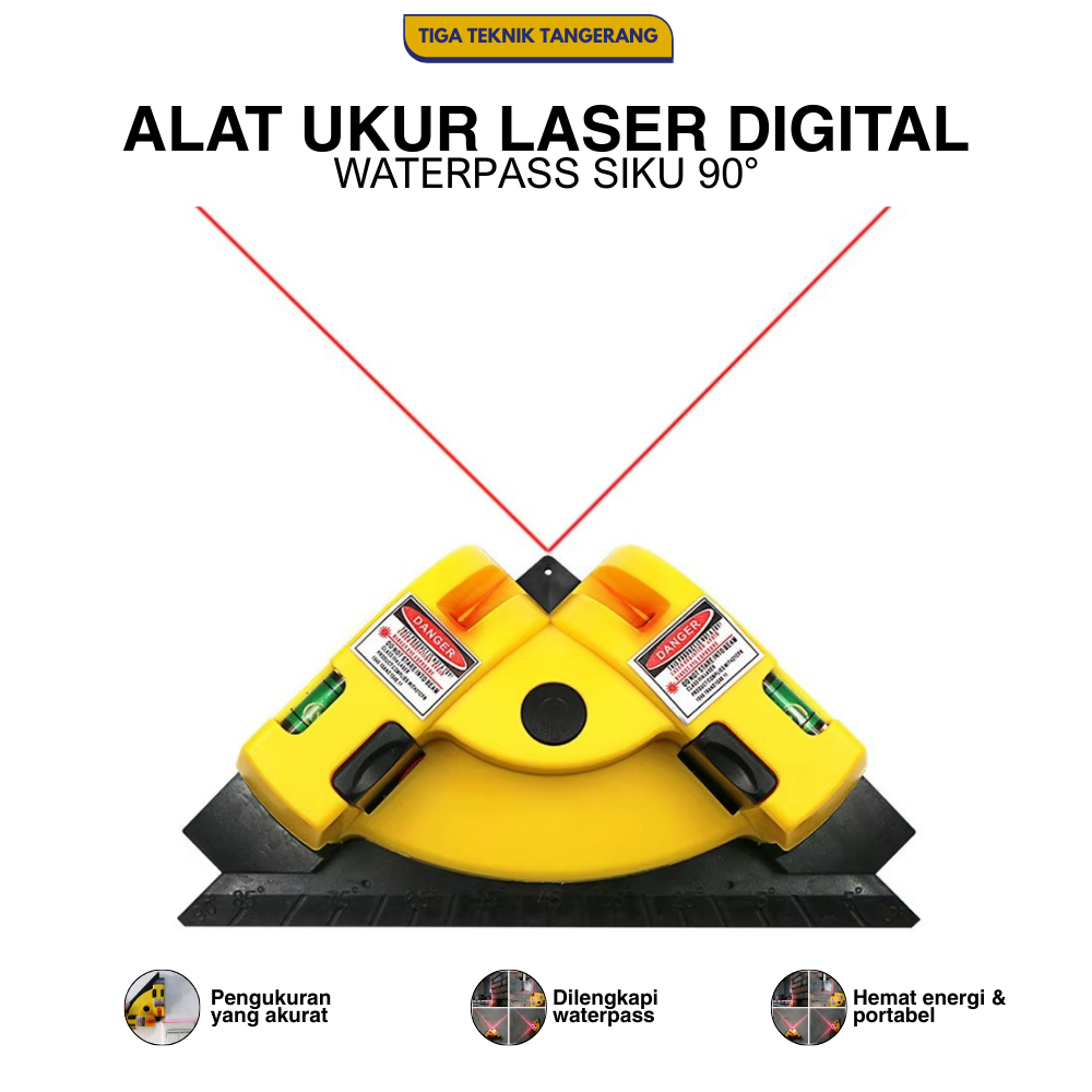 Alat Ukur Siku Laser Digital Permukaan